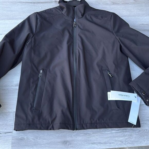 Calvin Klein Stand Collar Water Resistant Jacket black NWT‎ in packaging - Picture 8 of 10